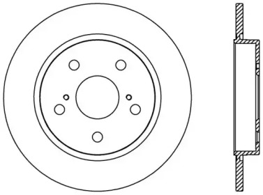 Тормозной диск OPEN PARTS BDA2378.10