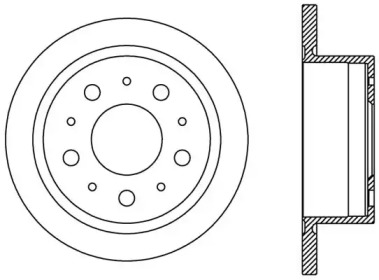 Тормозной диск OPEN PARTS BDA2386.10