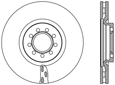 Тормозной диск OPEN PARTS BDA2389.20