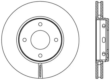 Тормозной диск OPEN PARTS BDA2403.20