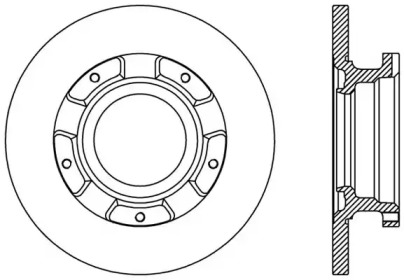 Тормозной диск OPEN PARTS BDA2411.10