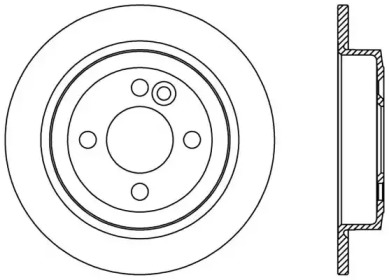 Тормозной диск OPEN PARTS BDA2430.10