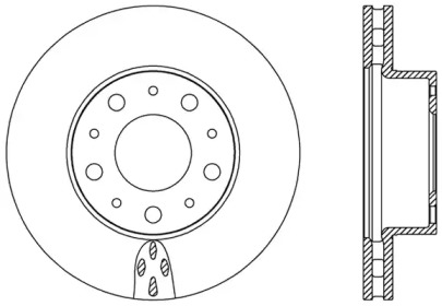 Тормозной диск OPEN PARTS BDA2438.20