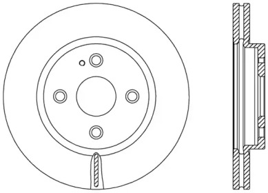 Тормозной диск OPEN PARTS BDA2490.20