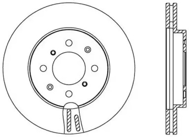 Тормозной диск OPEN PARTS BDA2517.20