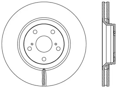 Тормозной диск OPEN PARTS BDA2525.20