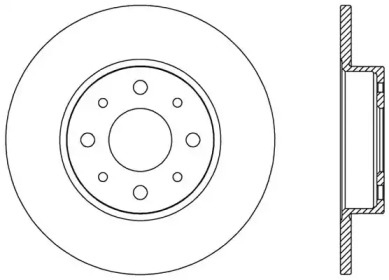 Тормозной диск OPEN PARTS BDA2564.10