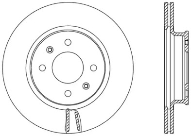 Тормозной диск OPEN PARTS BDA2601.20