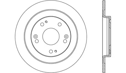 Тормозной диск OPEN PARTS BDA2685.10