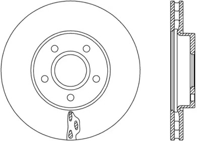 Тормозной диск OPEN PARTS BDA2739.20