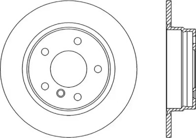 Тормозной диск OPEN PARTS BDR1094.10