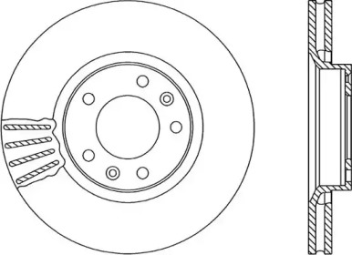 Тормозной диск OPEN PARTS BDR1114.20