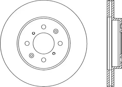 Тормозной диск OPEN PARTS BDR1215.20