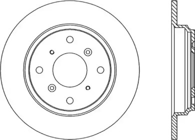 Тормозной диск OPEN PARTS BDR1218.10