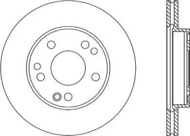 Тормозной диск OPEN PARTS BDR1302.20