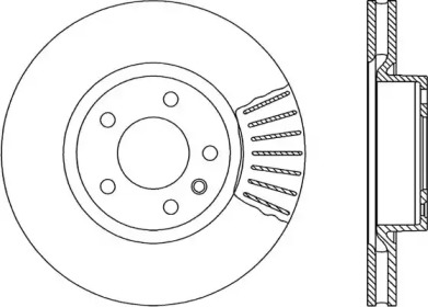 Тормозной диск OPEN PARTS BDR1417.20