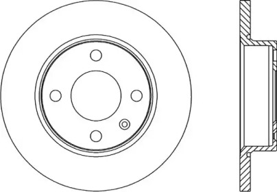 Тормозной диск OPEN PARTS BDR1670.10