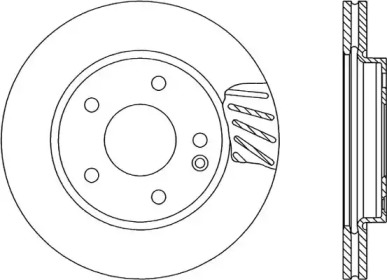 Тормозной диск OPEN PARTS BDR1700.20