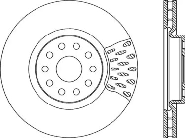 Тормозной диск OPEN PARTS BDR1737.20