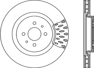 Тормозной диск OPEN PARTS BDR1741.20