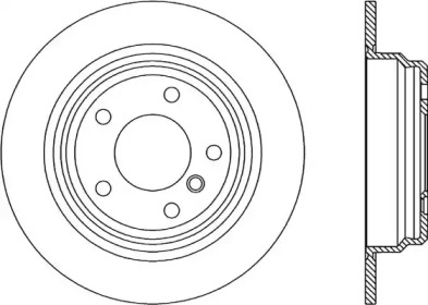 Тормозной диск OPEN PARTS BDR1753.10