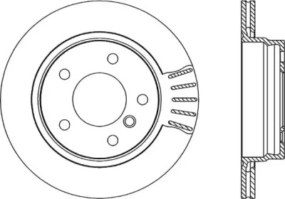 Тормозной диск OPEN PARTS BDR1755.20