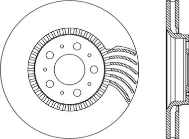 Тормозной диск OPEN PARTS BDR1846.20