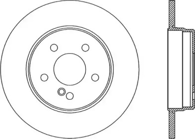 Тормозной диск OPEN PARTS BDR1861.10