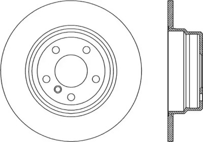 Тормозной диск OPEN PARTS BDR1891.10