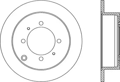 Тормозной диск OPEN PARTS BDR1895.10