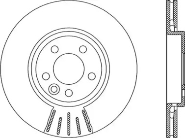 Тормозной диск OPEN PARTS BDR1900.20