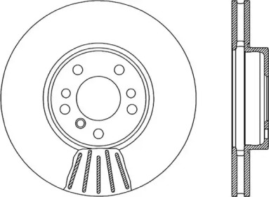 Тормозной диск OPEN PARTS BDR1903.20