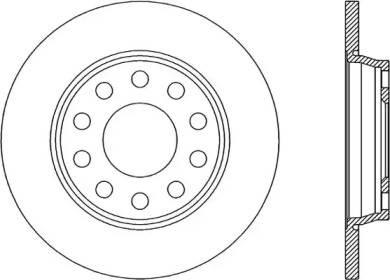 Тормозной диск OPEN PARTS BDR1923.10