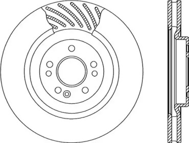 Тормозной диск OPEN PARTS BDR1933.20