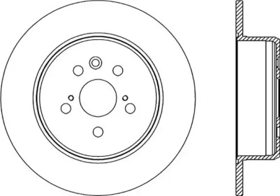 Тормозной диск OPEN PARTS BDR2043.10