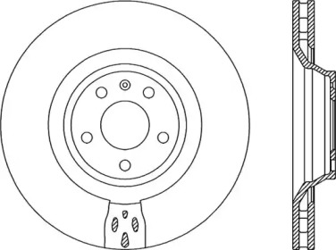 Тормозной диск OPEN PARTS BDR2071.20