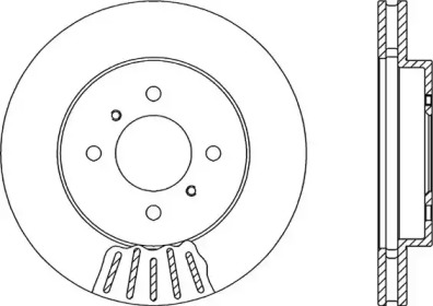 Тормозной диск OPEN PARTS BDR2123.20