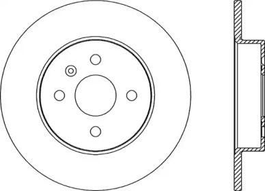 Тормозной диск OPEN PARTS BDR2175.10