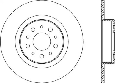 Тормозной диск OPEN PARTS BDR2179.10