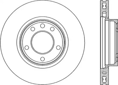 Тормозной диск OPEN PARTS BDR2193.20