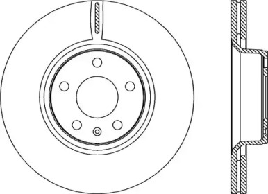 Тормозной диск OPEN PARTS BDR2268.20