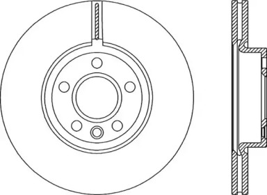 Тормозной диск OPEN PARTS BDR2302.20