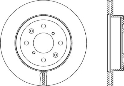 Тормозной диск OPEN PARTS BDR2353.20