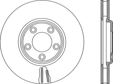 Тормозной диск OPEN PARTS BDR2357.20