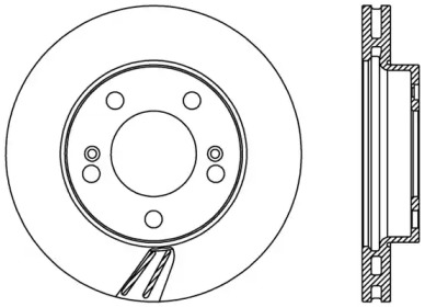 Тормозной диск OPEN PARTS BDR2376.20