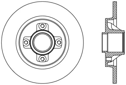 Тормозной диск OPEN PARTS BDR2387.10