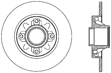 Тормозной диск OPEN PARTS BDR2388.10