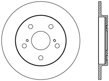 Тормозной диск OPEN PARTS BDR2397.10