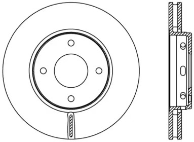 Тормозной диск OPEN PARTS BDR2403.20