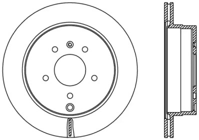 Тормозной диск OPEN PARTS BDR2416.20